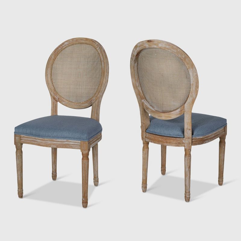 Set of 2 Epworth Wooden Dining Chairs - Christopher Knight Home, 1 of 9
