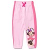 Disney Minnie Mouse Girls Fleece 2 Pack Jogger Pants Little Kid to Big Kid - 2 of 4