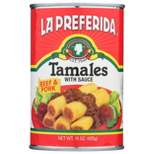 La Preferida Tamales Beef & Pork - 15oz /12pk