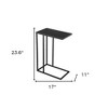 HomeRoots 24" Black Iron Abstract End Table - 3 of 4