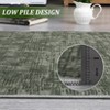 Machine Washable Area Rug Non-Slip Stain Resistant Solid Modern Abstract Carpet Contemporary Accent Throw Floor Carpet for Dining Room Home Office - 4 of 4