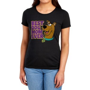 Women's Scoobydoo Mother's Day Best Dog Mom Ever T-Shirt - 1 of 4