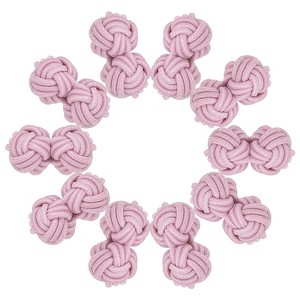 Unique Bargains Elastic Fabric Silk Knot Cufflink for Men - 1 of 4