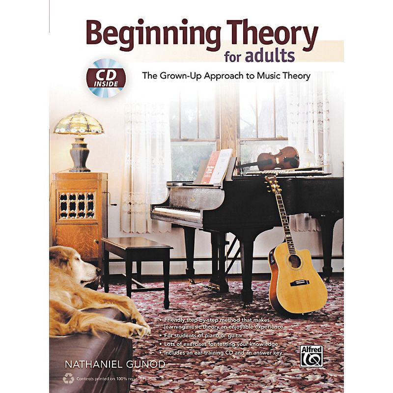 Alfred Beginning Theory for Adults Book & CD, 1 of 2