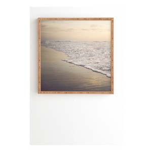 30" x 30" Bree Madden Fading Sea Framed Wall Art - Deny Designs: Modern Ocean Photography, Wood Composite Frame - 1 of 4