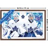 Trends International NHL Toronto Maple Leafs - Anthony Stolarz & Joseph Woll 25 Framed Wall Poster Prints - 3 of 4