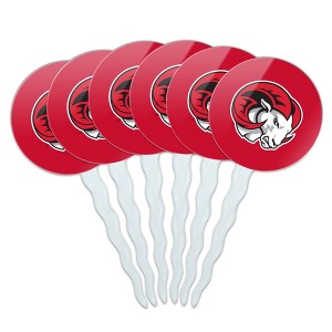 WinstonSalem State University Primary Logo Cupcake Picks Toppers Decoration Set of 6 - 1 of 4
