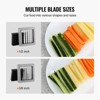 VEVOR French Fry Cutter, Potato Slicer with 1/2-Inch and 3/8-Inch Stainless Steel Blades, Manual Potato Cutter Chopper with Suction Cups - 4 of 4