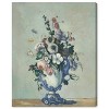 Art Remedy Paul Cezanne - Flowers in a Rococo Vase Vintage Classic Roses Wall Art, 30" x 36", Gallery Wrapped - 2 of 4