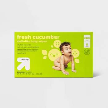 Fresh Cucumber Baby Wipes - 8pk/800ct Total - up & up™