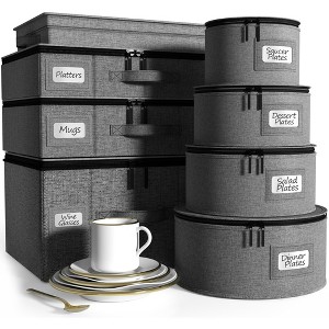 Sorbus China Storage Containers Hard Shell - 1 of 4