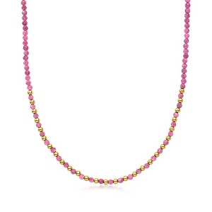 Ross-Simons 20.00-25.00 ct. t.w. Pink Tourmaline and 10kt Yellow Gold ...