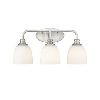 Millennium Lighting Alberta 3 - Light Vanity in  Brushed Nickel