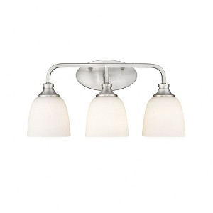 Millennium Lighting Alberta 3 - Light Vanity in  Brushed Nickel - 1 of 1