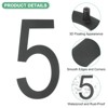 Unique Bargains 304 Stainless Steel Durable Waterproof Rustproof House Numbers 1 Pc - 2 of 4