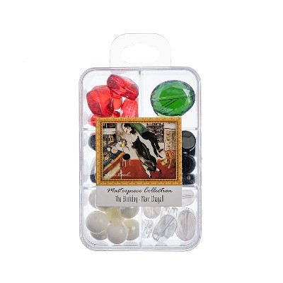 John Bead Masterpiece Collection Mixed Glass Bead Box The Birthday by Marc Chagall 85g