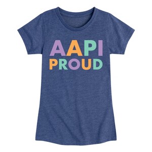 Girls' - Instant Message - AAPI Proud Fitted Short Sleeve Graphic T-Shirt - 1 of 4