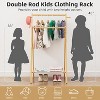 Bamboo Kids' Hangers - S Size: Natural, Durable & Safe for Children's Clothes - 4 of 4