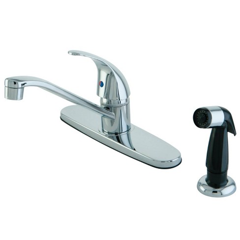 Traditional Bathroom Faucet Satin Nickel And Polished Brass - Kingston Brass  : Target