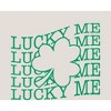 St Pats Lucky Me Long Sleeve Adult Hooded Sweatshirt - 2 of 2