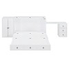 YOOCOZZ Queen Size Versatile Murphy Cabinet Bed with Large Drawer, Desk and Wardrobe - White - 4 of 4