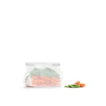 Enesco reusable silicone food bag storage, food grade safe, 4 packs