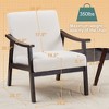 Kumasinova Mid Century Modern Accent Chair,Upholstered Lounge Chair with Wood Frame,Arm Chair for Living Room, Bedroom,Reading Room - 2 of 4
