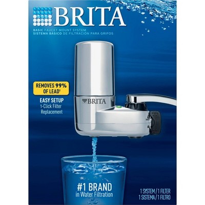 Brita Tap Water Faucet Filtration System - Chrome