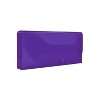JAM Paper Plastic Pencil Case Snap Button Pencil Case Box Purple 166532743 - 2 of 4