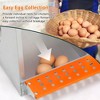 BABYYER Metal Chicken Nesting Box, Wall Mount with Vented Coop Equipment for Hens, Ducks and Poultry, Easy Egg Collection and Assembly - Orange - 3 of 4
