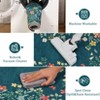 Area Rugs: Washable Non-Slip Floral Botanical Carpet, Soft Low Pile Foldable Stain Resistant Rugs for Living Room, Bedroom, Home - 2 of 4