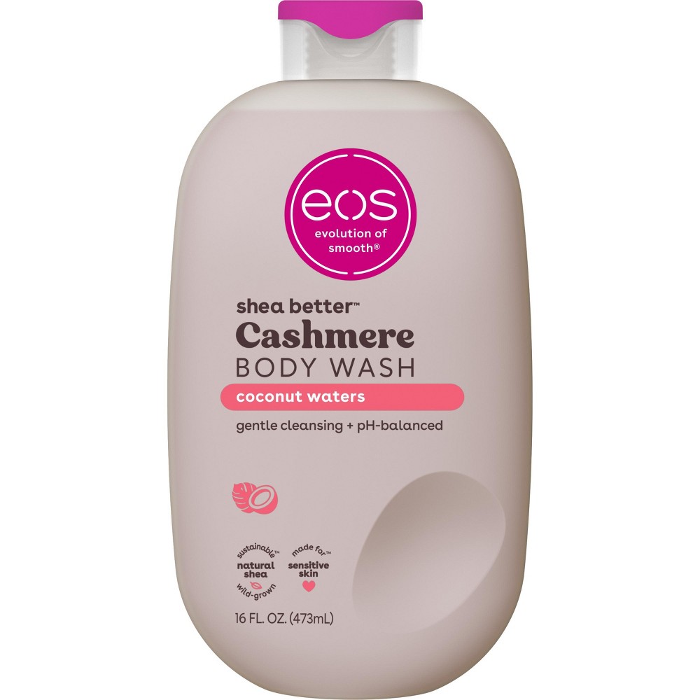 Photos - Shower Gel E.O.S. eos Shea Better Cashmere Body Wash - Coconut Waters - 16 fl oz: Vegan, Gluten-Free, Paraben-Free, Sensitive Skin 