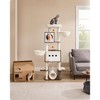 Feandrea Cat Tree, 64.5-Inch Tall Cat Tower for Large Indoor Cats, Multi-Level Cat Condo with 2 Caves, 2 Hammocks, 4 Scratching Posts,  Rustic Brown - 2 of 4