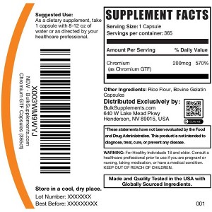 BulkSupplements Chromium GTF Capsules - 1 of 4