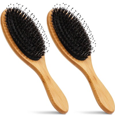 Bass Boar Bristle Hair Brush, in 2 Styles - The Vermont Country Store