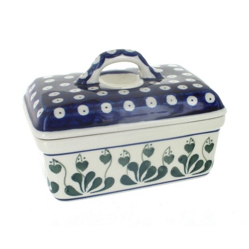 Blue Rose Polish Pottery Alyce Butter Tub : Target