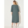 Catherines Women's Plus Size Midnight Dazzle Mesh Flyaway Dress - 3 of 4