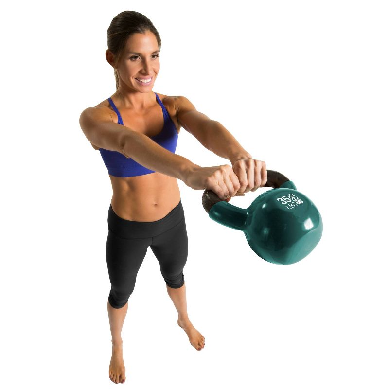 GoFit Kettlebell with Core DVD &#45; Green &#40;35 lbs&#46;&#41;, 3 of 7