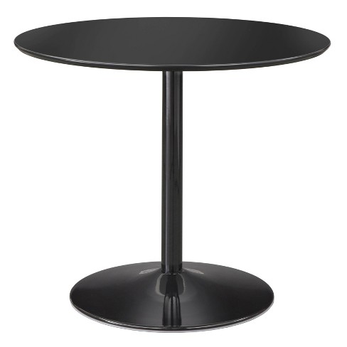 Hillboro Round Dining Table Metal Base Black - Buylateral : Target