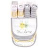 Hudson Baby Infant Cotton Bib and Sock Set 5pk, Main Squeeze, One Size - 2 of 2