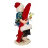 Kurt Adler 11-Inch Fabriché Santa with Surfboard and Drink - 2 of 4