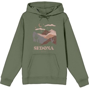 Sedona Arizona Adult Long Sleeve Hoodie - 1 of 2