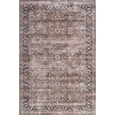 Nuloom Rania SplashGuard Medallion Machine Washable Area Rug