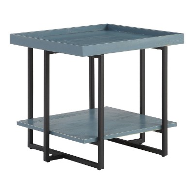 Grislare Rectangular End Table Blue - HOMES: Inside + Out