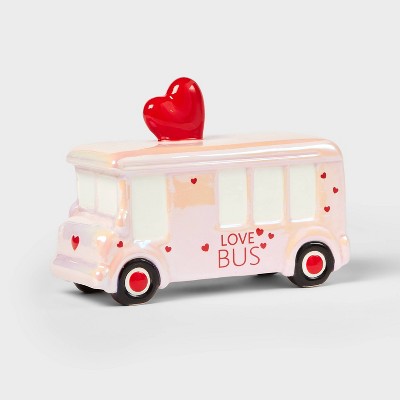 Love Bus Ceramic Valentine's Day Figurine - Spritz™