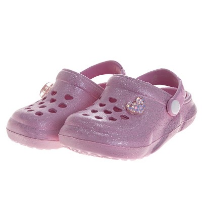 Josmo Girls' Heart Pattern Clogs. (Toddler/Little Kids)