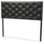 Viviana Modern And Contemporary Faux Leather Upholstered Button-Tufted Headboard - Baxton Studio