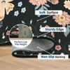 Area Rugs for Living Room, Boho Floral Rug Washable Flower Carpet Ultra-Thin Low Pile Non Slip Indoor - 3 of 4
