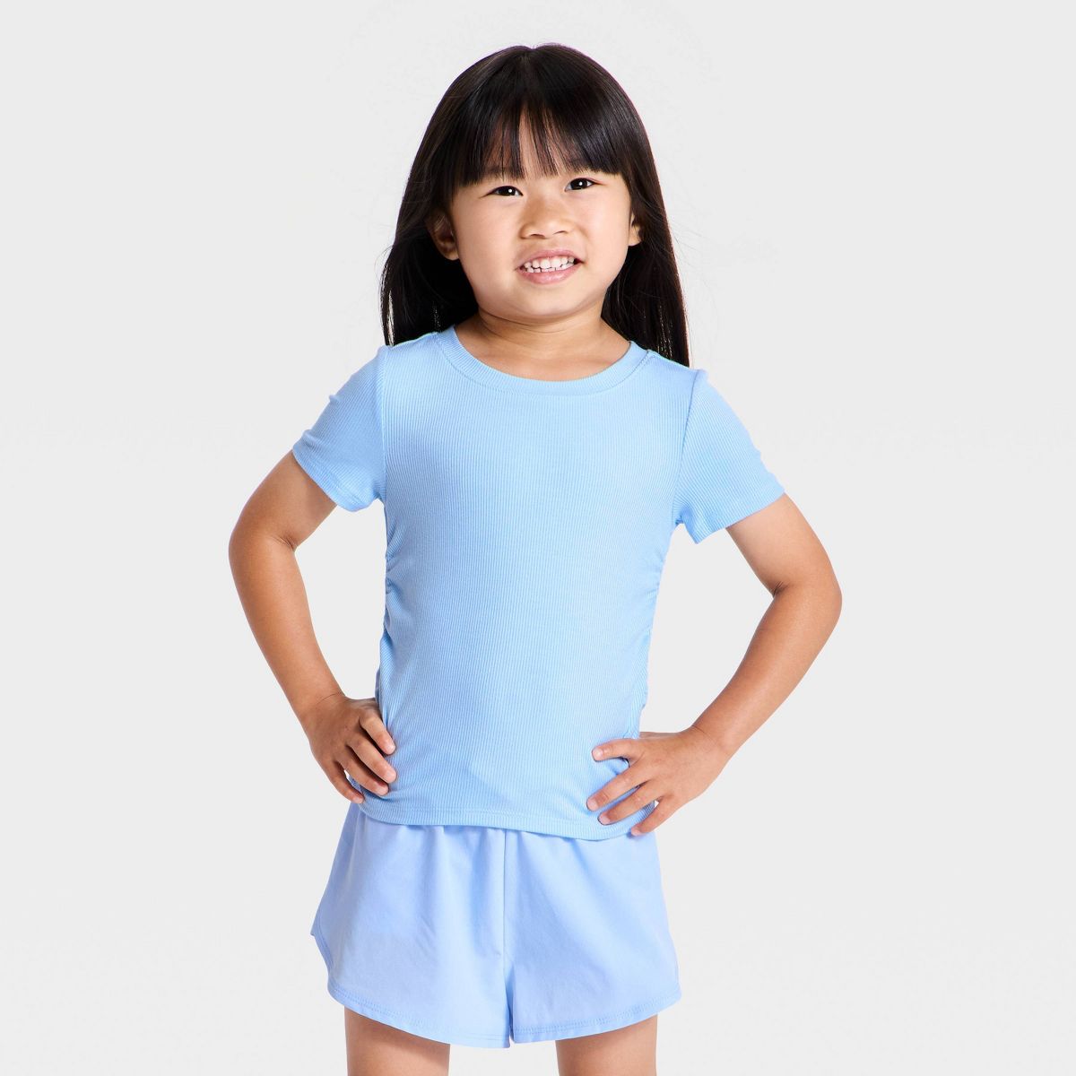 Toddler Girls' Modal Rib Active T-Shirt - All In Motion™ - thumbnail 4