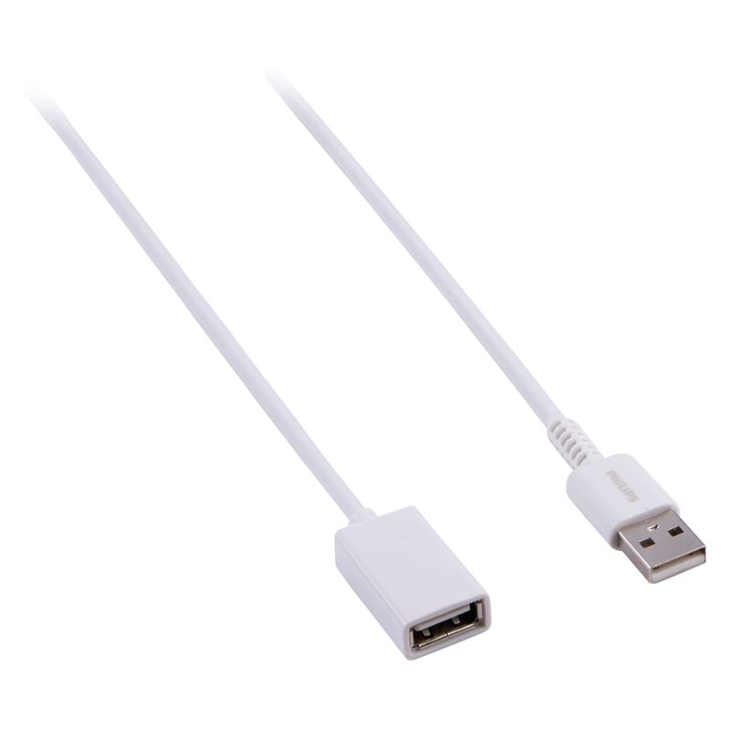 Philips 6' USB Extension Cable - White, 3 of 8